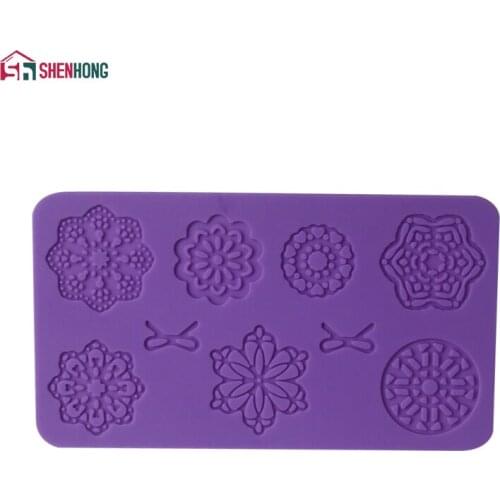 SHENHONG Flower Fondant Cake Decoration Silicone Mould Homemade Mold Mousse DIY Baking Cookie Mould Home Bakery Tools