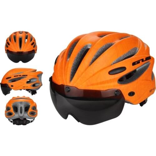 Gub K80 Plus Helmets With Adsorption Magnet Glasses Integrally Molded Mtb Road Bike Cap Men Safe Women Cycling Helmet