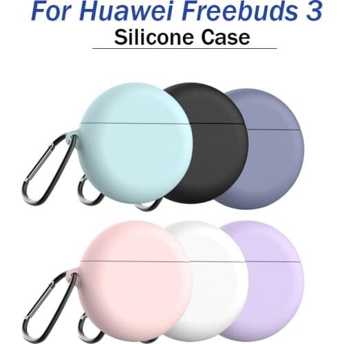 Silicone Case For Huawei Freebuds 3 Bluetooth Earphone Shockproof Cover For Huawei Freebuds 3 Case Freebuds3 Headset Accessories