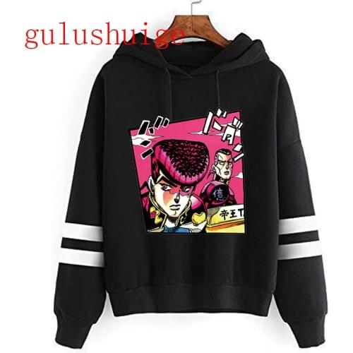 JoJo Bizarre Adventure hoodie Anime men/women funny Sweatshirt new harajuku cartoon hip hop vintage clothes male hooded