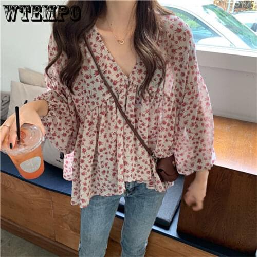 WTEMPO Blouses With Sleeves