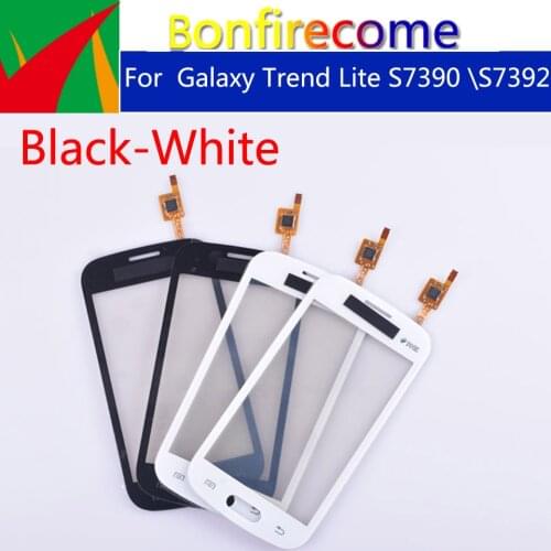 10pcs\lot Touch Panel for Samsung Galaxy Trend Lite S7390 S7392 GT-7392 GT-S7390 Touch Screen Digitizer with flex cable not LCD