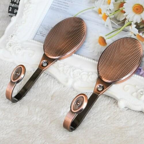 2pcs Home Kitchen Hooks Wall Key Holder Mount Metal Hook Clothes Towel Hat Coat Rack Window Drape Door Hanger Double Wall Hooks
