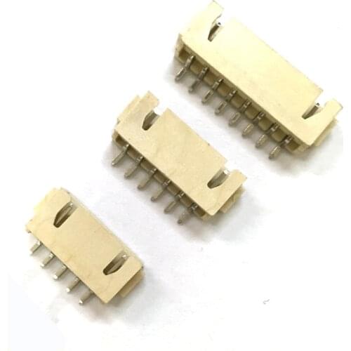20PCS XH2.54 2.54mm Pitch Connector SMD 2P 3P 4P 5P 6P 7P 8P Horizontal Socket 2.54 Plug Connector SMT SMD