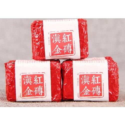 2020 Black Chinese Tea Mini Fengqing Yunnan Dianhong Gold Cube Compressed tea Small Cake 4 pieces*5g/bag 100g