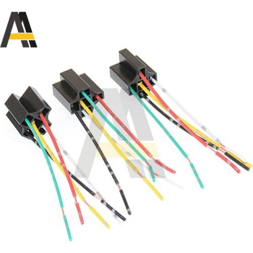 3pcs/lot 5Pin Waterproof Automotive Relay Socket 9cm long Car Relays Switching Socket