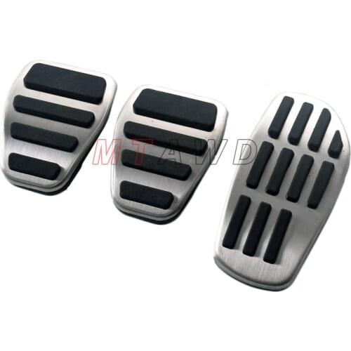 For Renault Dacia Duster Accessory 2021 2020-2018 Stainless AT MT Car Accelerator Pedal Gas Fuel Brake Pad Protector Cover Trim