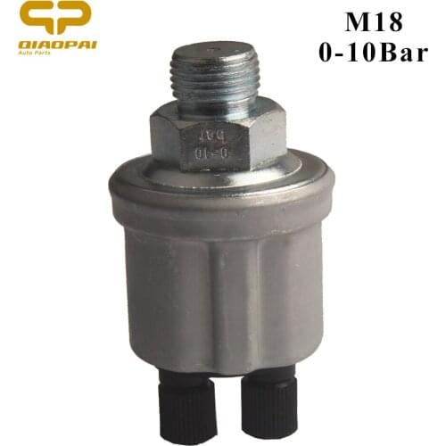 Oil Pressure Sensor 0-10Bar M18 For VDO Diesel Generator Parts Oil Pressure Sender