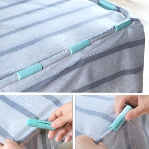 10Pcs/Set Bed Sheet Clips ABS High Quality Bed Cover Holder Non-slip Gripper for Bed Sheet Multifunction Pegs