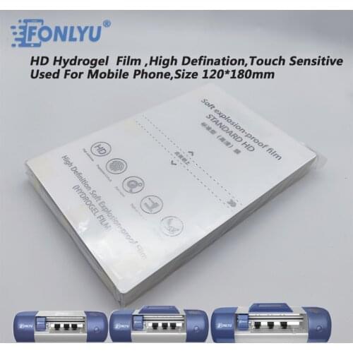 FONLYU 120pcs Flexible Hydrogel Film Sticker For iPhone Samsung fit Fonlyu T438 F140 F150 etc Screen Protector Cutting Machine