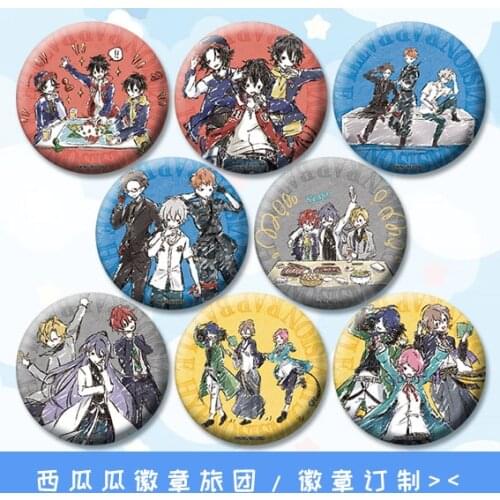 Hypnosis Funny Crayon Style 58 mm Badges Brooch Icons