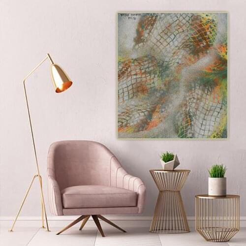 Citon Yayoi Kusama《Butterfly Village, 1978》Canvas Art Oil Painting Famous Artwork Picture Wall Background Decor Home Decoration