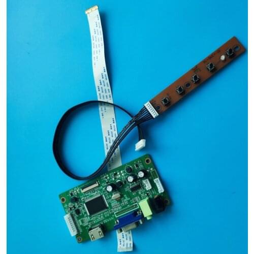 For B133XTN02.1 EDP LED SCREEN display KIT VGA DRIVER LCD 1366×768 monitor Controller board 30pin 13.3"