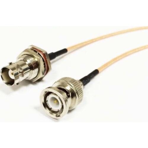BNC Male Jack To BNC Female Plug RF Coaxial Connector RG316 Cable Adapter 50 Ohm 1m Connection Wire