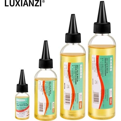 LUXIANZI 10/50/120/200ml Machinery Lubricating Oil Rustproof Zipper Sewing Machine Oil Fan Door Keyhole Bearing Gear Lubrication
