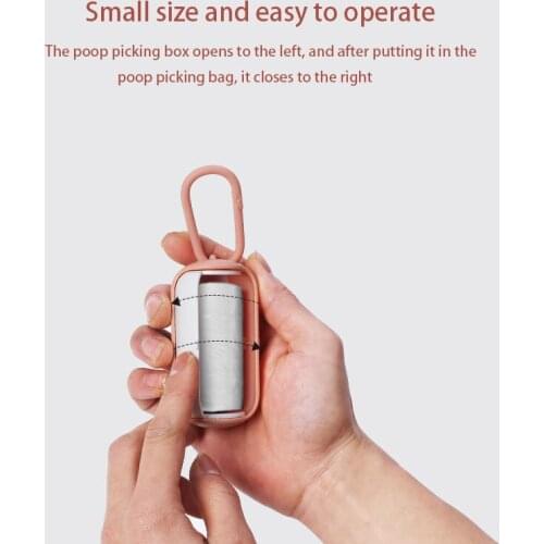 Pet Waste Bag Dog Waste Bag Pet Dog Pooper Scooper Dispensers Garbage Box Portable Dog Will Pick Up Garbage Bags Cleaning Suppli