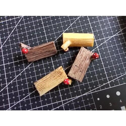 1pcs/lot Resin mushroom garden stool 32mm Ornaments Micro landscape Ornaments Creative Home Gardening Decorations