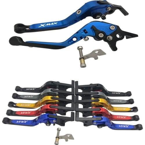 SEMSPEED XMAX logo CNC Parking Levers Automatic Locking Brake Clutch Lever For Yamaha X-MAX 300 250 125 XMAX125 2015-2019 2020