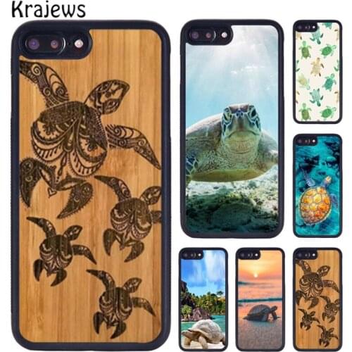 Krajews Sea Turtles Swimming TPU Phone Case For iPhone X XR XS 11 12 Pro MAX 5 6 6S 7 8 Plus Samsung Galaxy S7edge S8 S9 S10