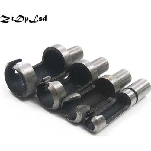ZtDpLsd 4Pcs Wood Plug Cutter Cutting Tool Drill Bit Set Straight Tapered Taper 6/10/13/16mm Woodworking Cork Drill Bit