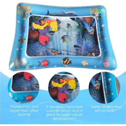 2020 Creative Dual Use Toy Baby Inflatable Patted Pad Baby Water Cushion Prostate Water Cushion Pat toy SGS certification Summer