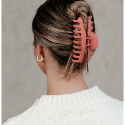 2021 Korea Large Hairpin Plastic Grab Clip Cute Girl Hair accessories Face Wash Bundle Hair Lazy Hair Clip Hair Clips For Women
