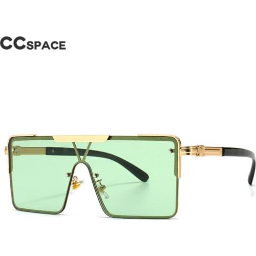 46376 Square Oversized Luxury Sunglasses Men Women Fashion Shades UV400 Vintage Glasses