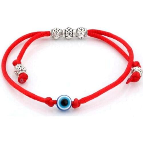 5pcs Kabbalah Red String Evil Eye Bead Blue Protection Health Luck Happiness Bracelets S11L01