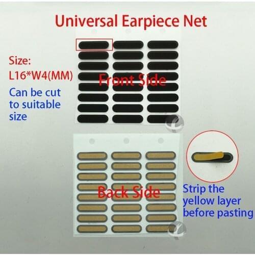 500~1000pcs / Lot Universal Earpiece Anti Dust Proof Mesh Net For Apple Samsung Sony LG Huawei Xiaomi Vivo Oppo etc Sticker