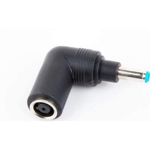 7.4*5.0mm To 4.5*3.0mm DC Power Charger Converter Adapter Right Angle Connector For HP Dell Blue Tips High Quality Dropshipping
