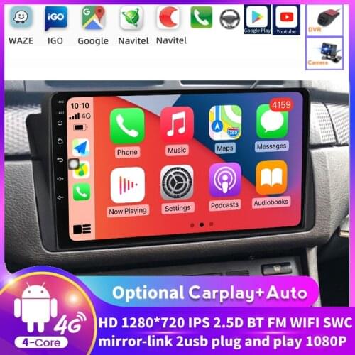 Auto Radio Android 8.1 For BMW E46 M3 2001-2006 Rover 3 Car Multimedia Player CANBUS GPS Navigation FM support Touch IPS Screen