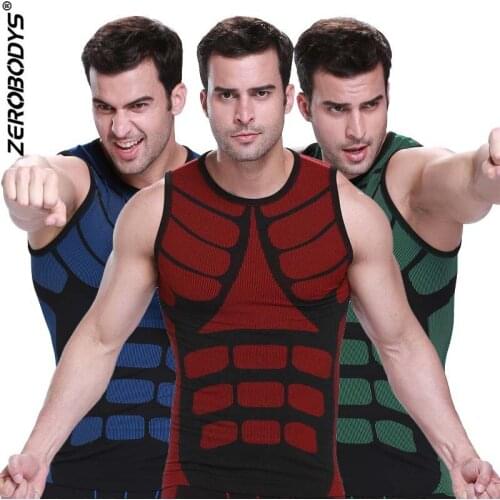 Brand Bodybuilding Tank Top Men Body Slimming Sleeveless Shirt Quick Dry Workout Fitness Vest Mens Stringer Tank Tops Tees M-XXL