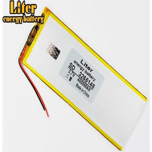 Chi for hi8 3265148 3650 ma polymer lithium battery 3.7 V tablets