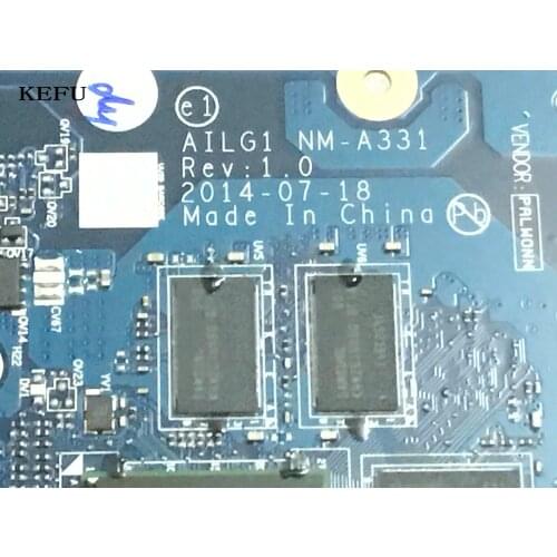 AVAILABLE. AILG1 NM-A331MAINBOARD FIT FOR LENOVO G70-80 / G70-70 LAPTOP MOTHERBOARD ,onboard PROCESSOR I3+VIDEO CARD