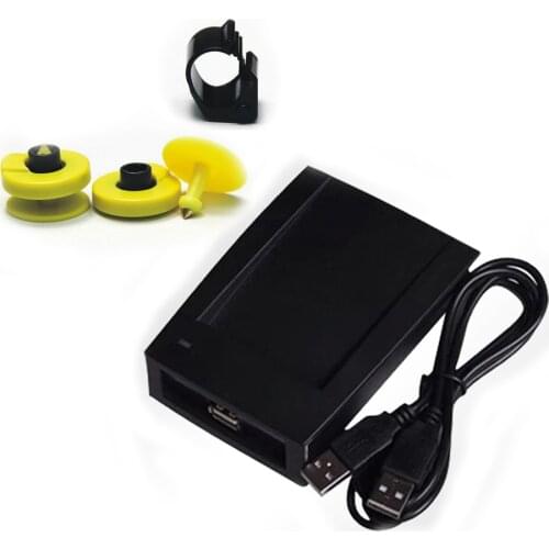 134.2KHZ HI-TAG S256 RFID Reader and Writer Pet Ear Tag Pigeon Ring ID for windows + SDK ISO11784/85