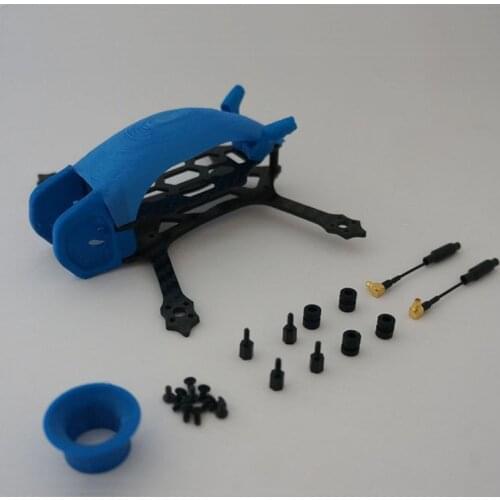 FPV Racing Drone Frame accessories 2.5-inch TransTEC rack HD compatible with 3D printed Beetle Carbon plate motor hole 9mm suppo