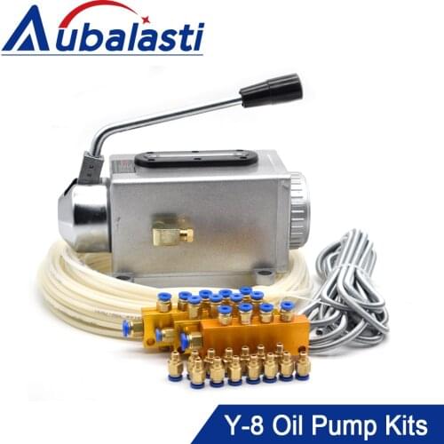 Aubalasti CNC Lubricating Oil Pump Hand-actuated CNC Router Electromagnetic Stainless Steel Body