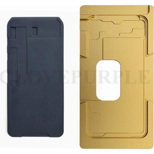 Metal mould and Laminating mat for iPhone X XR XS MAX 8 7 6 6s Plus LCD Screen Positioning mold OCA Laminator