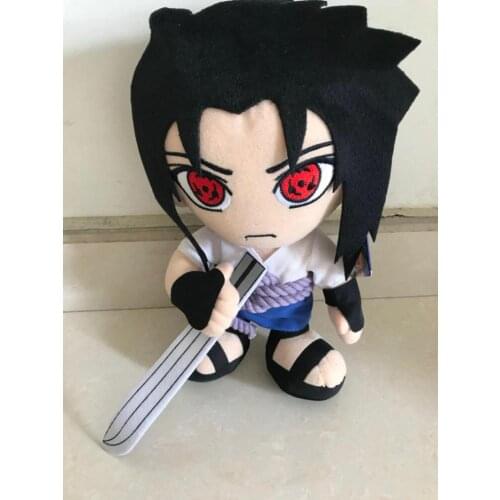 PP cotton new animation peripheral plush Sasuke Naruto movable doll anime doll doll toy model childrens gift collection 30CM