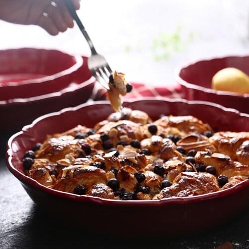 Coloury Griddle Pizza Plate High Temperature Resistant Comal Attractive Western Soup Plate Christmas Tray Kitchen Appliances 1pc