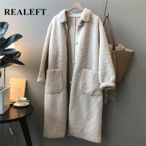 Женские пальто с воротником REALEFT China At AliExpress