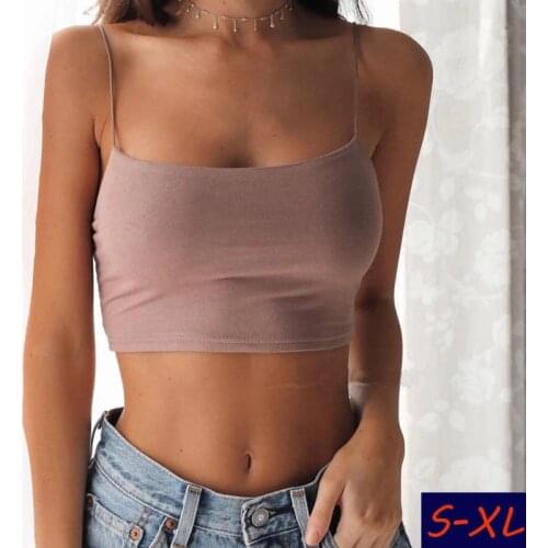 Womens Tube Tops Sexy Black Halter Crop Tops Women Summer Backless Camisole Casual Tube Top Female Sleeveless Cropped Vest