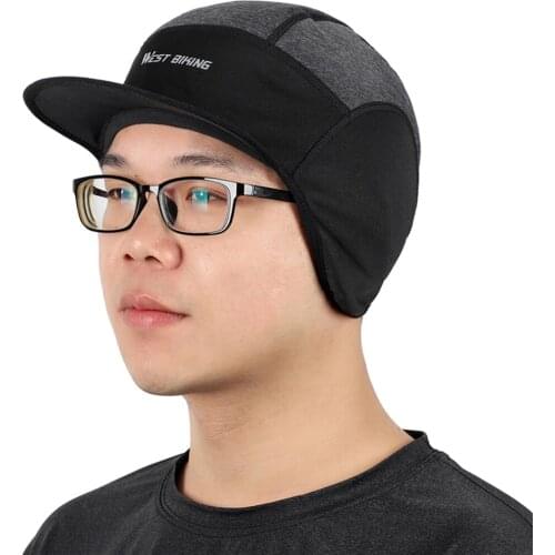 Cycling Warm Thermal Bicycle Bike Under Helmet Windstopper Earmuffs