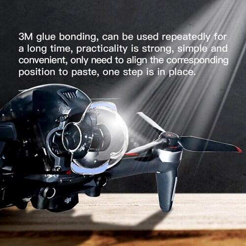 Flying shooting protection cover dust-proof Anti-collision transparent gimbal lens cap for dji FPV drone accessories