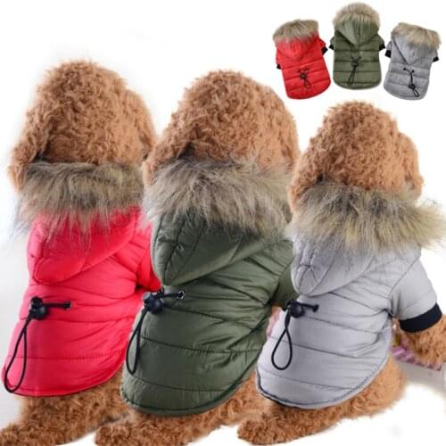 2020 Winter Pet Dog Clothes Super Warm Jacket Thicker Cotton Coat For Chihuahua Soft Small Pets Clothing Puppy Hoodies
