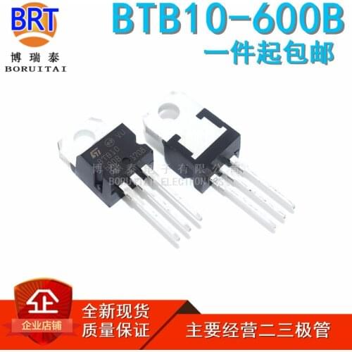 10pcs/lot BTB10-600B 10-600C BTB Series Bidirectional Triode Thyristor TO-220 BTB10-800B
