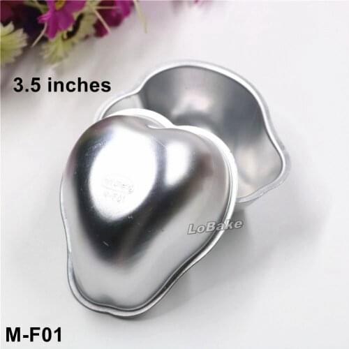 10pcs/lot) Latest 3.5 inches fruit pear shape aluminium tart moulds tarte molde candy cupcake loaf bread DIY baking supplies