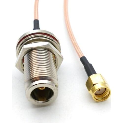 20pcs N female bulkhead to RP SMA male RF connector RG316 20cm/30cm/50cm