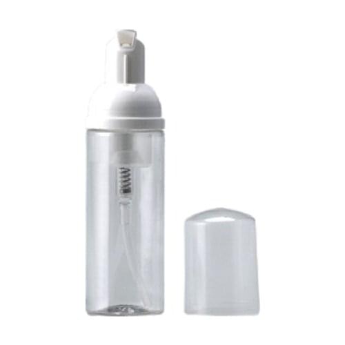 50ml 60ml Plastic Foamer Pump Bottle Empty Face Lashes Cleanser Cosmetic Bottle Refillable Soap Dispenser Foam Bottle 15pcs