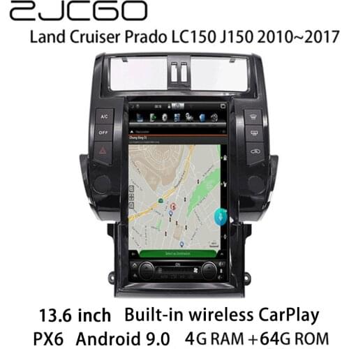 Car Multimedia Player Stereo GPS NAVI DVD Radio Navigation Android Screen for Toyota Land Cruiser Prado 150 LC150 J150 2010~2017